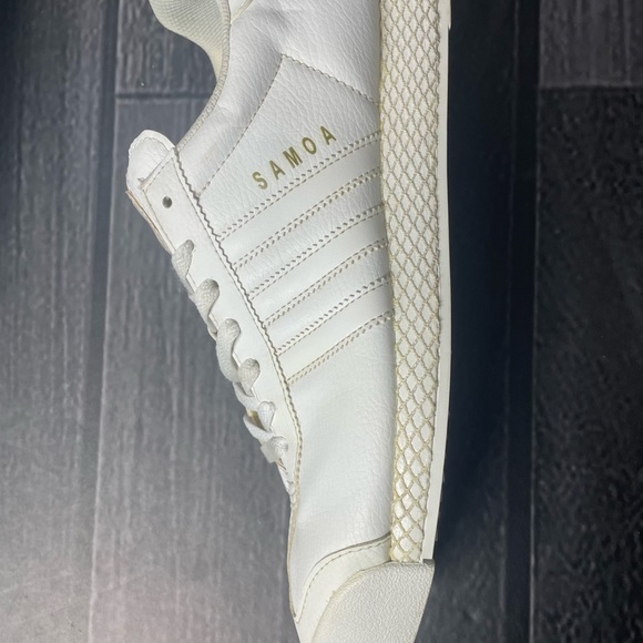 Adidas Samoa White US Mens Size 10.5 F37599 - Picture 5 of 13